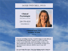 Tablet Screenshot of jackietwitchell.com